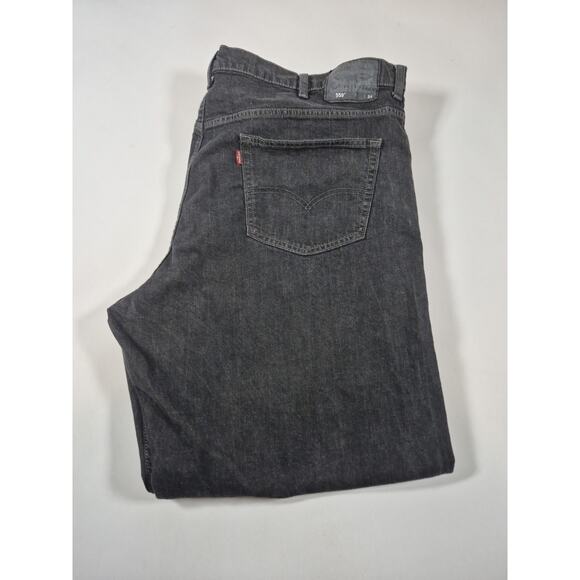 Levi 559 Men’s Black Jeans Size 50x34 - Picture 1 of 5
